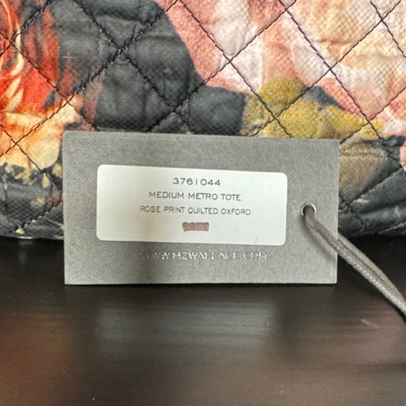 MZ Wallace Medium Metro Tote in Rose Print Quilted Oxford - Picture 2 of 8